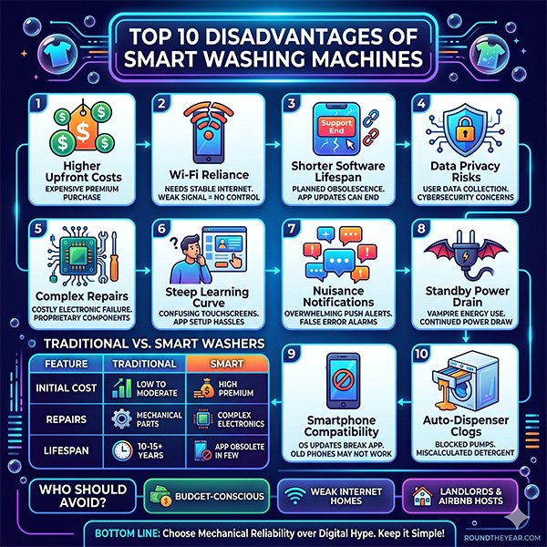 Disadvantages Of Smart Washing Machine