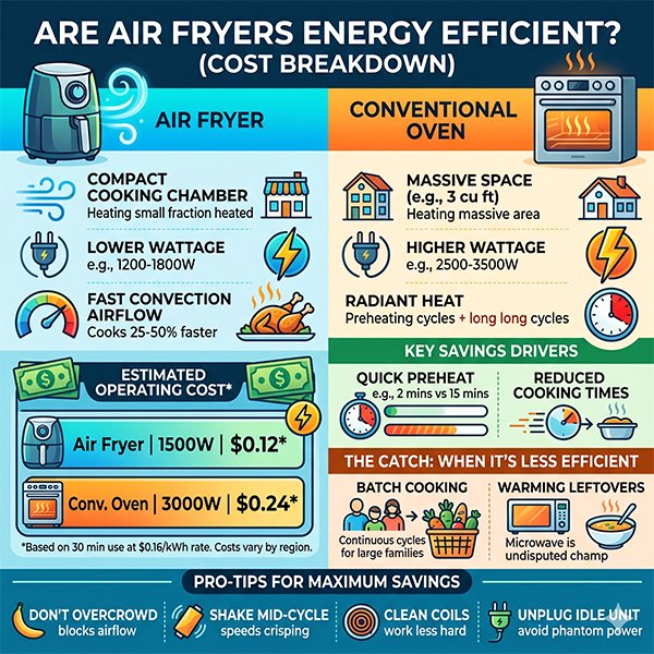 Do Air Fryers Save Money on Electricity-Infographic