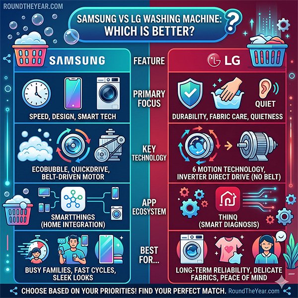 Samsung vs LG Washing Machine