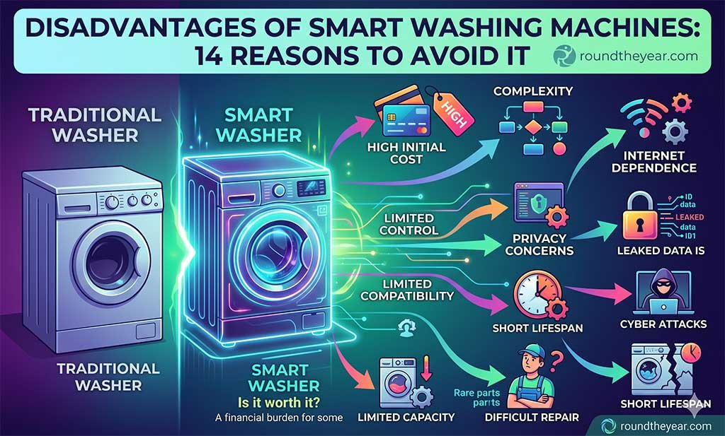 Disadvantages-Of-Smart-Washing Machine