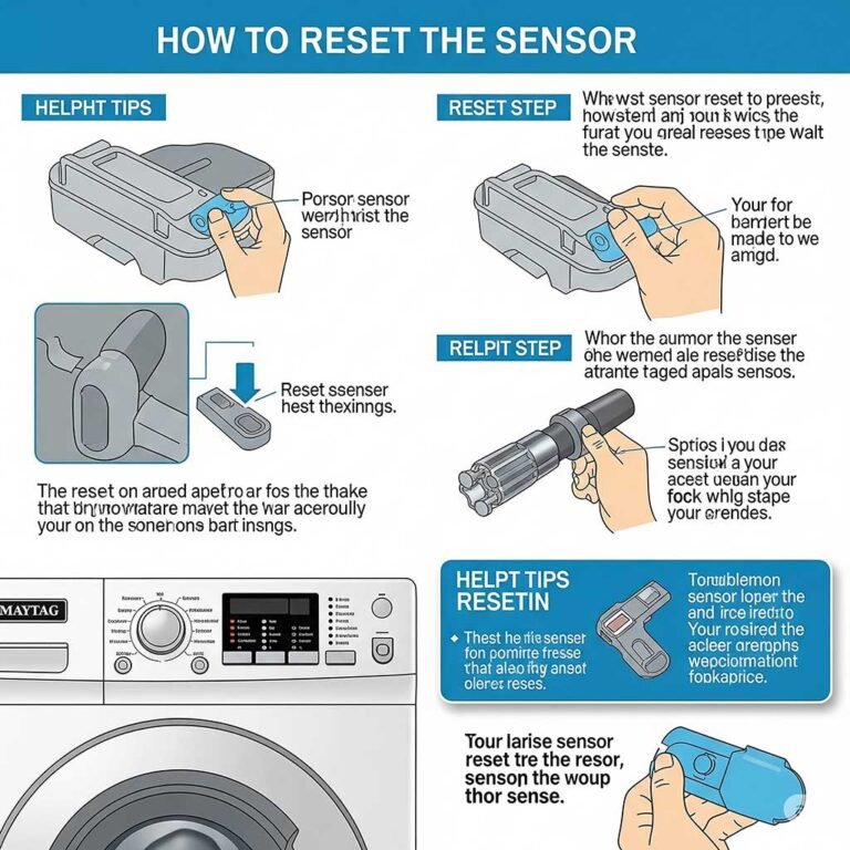 Washing Machine Sensor Problems How to Reset the Sensor on a Maytag Washer: Complete Guide!