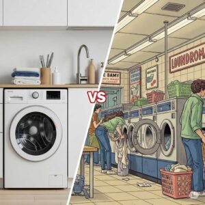 washing machine vs laundromat