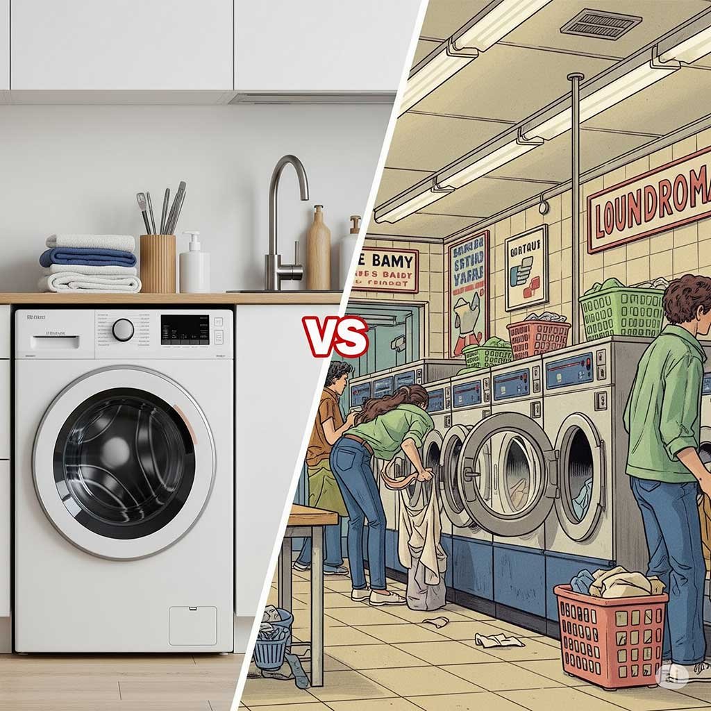 Washing Machine vs. Laundromat: Your Laundry Solution!