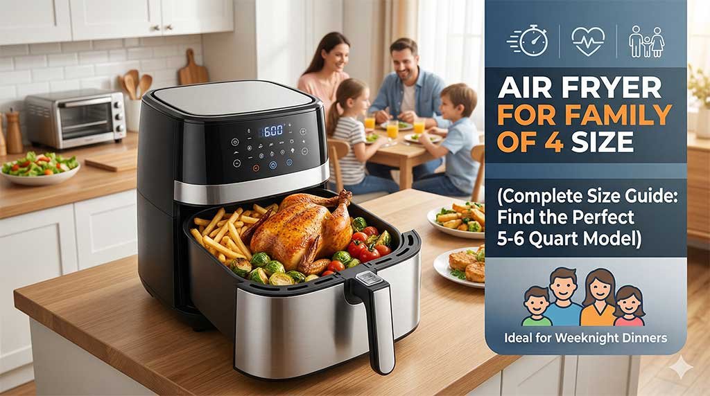 What Size Air Fryer Do You Need for a Family of 4? (Size Guide)