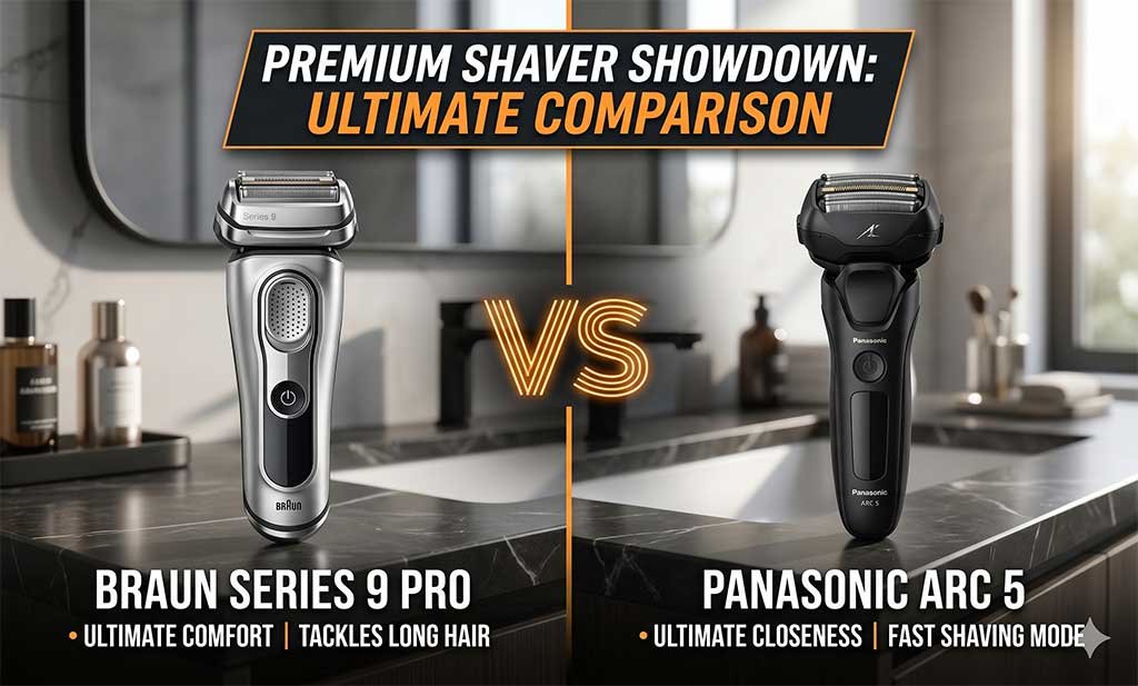 Braun Series 9 Pro vs Panasonic Arc 5: Which Shaver Wins?