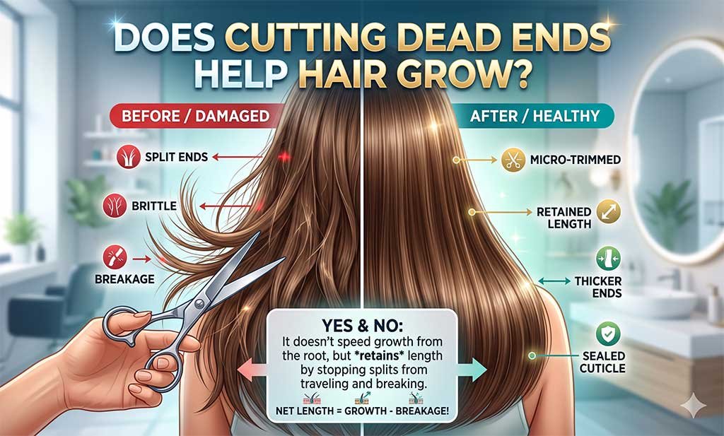 Does Cutting Dead Ends Help Hair Grow? (Fact vs Myth)