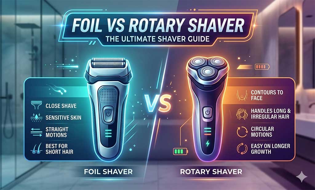 Foil vs Rotary Shaver: Ultimate Guide for Perfect Shave!