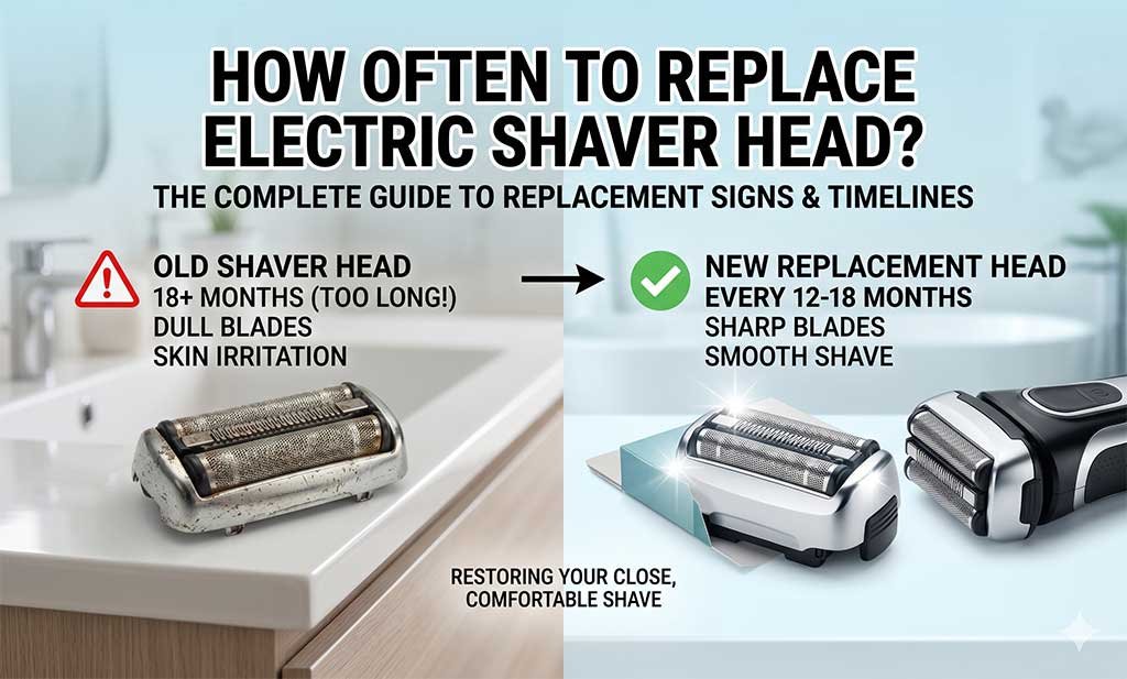 How Often to Replace Electric Shaver Head? (5 Signs It’s Time)