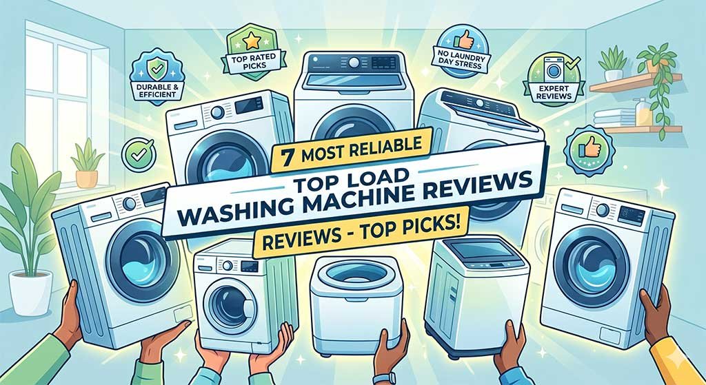 7 Most Reliable Top Load Washing Machine Reivews -Top Picks!