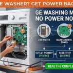 GE Washing Machine No Power No Lights (Expert DIY Guide)