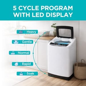 BLACK+DECKER 0.9 Cu. Ft. Reliable Portable Washer