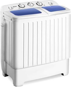 Giantex 20 lbs Portable Mini Compact Twin Tub Washing Machine