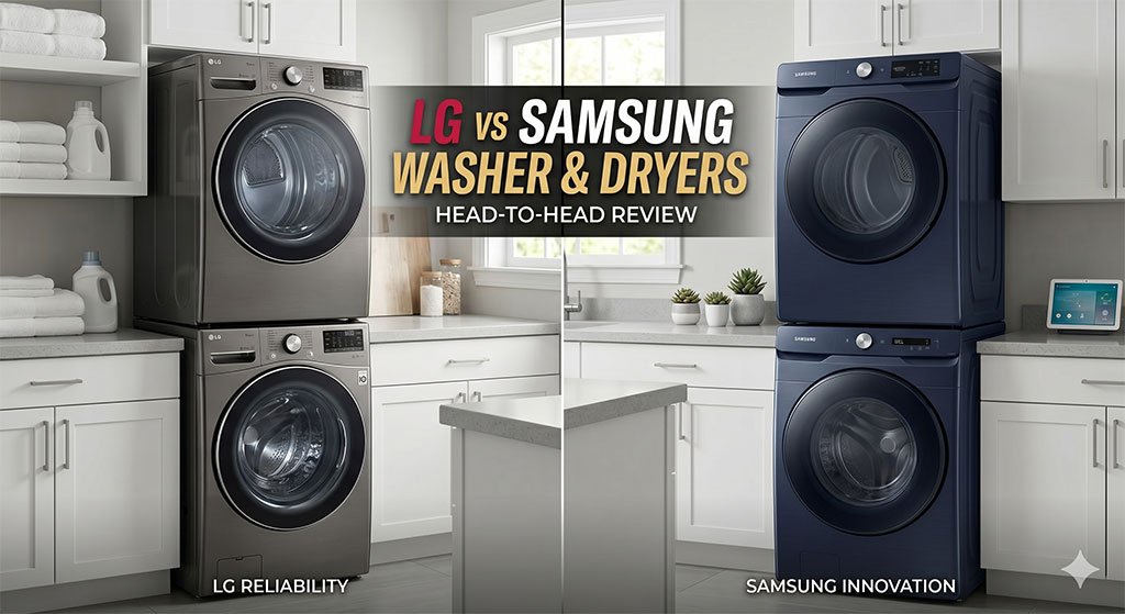 LG vs Samsung Washer and Dryers: Which is Best?
