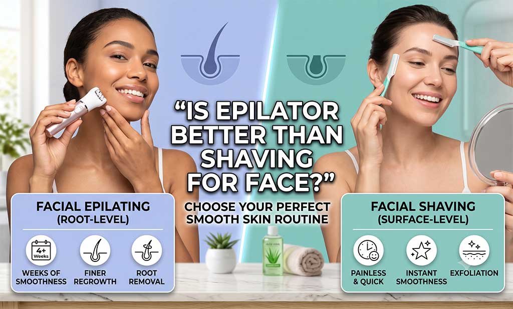 Is Epilator Better Than Shaving for Face? (What Experts Say)