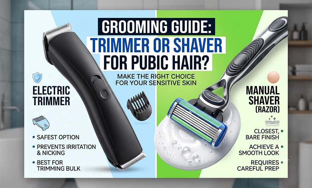 Trimmer or Shaver for Pubic Hair: Read This Before You Groom!
